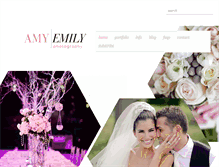 Tablet Screenshot of amyemilyphotography.com